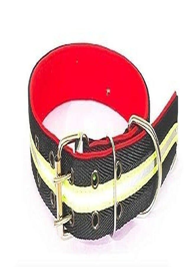 Pups&Pets Durable 20-26 Inch Integrated Police Nylon Patch Padded Collar with Adustable Buckle Neck Collar Belt for Maxi and Large Dogs - X Large (Multicolor) - Image 2